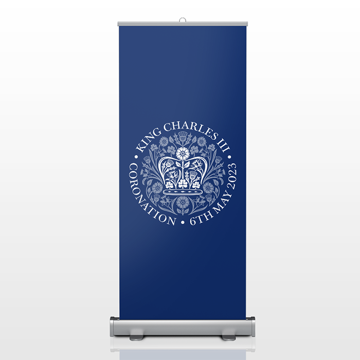King Charles Coronation Pull-Up Banners