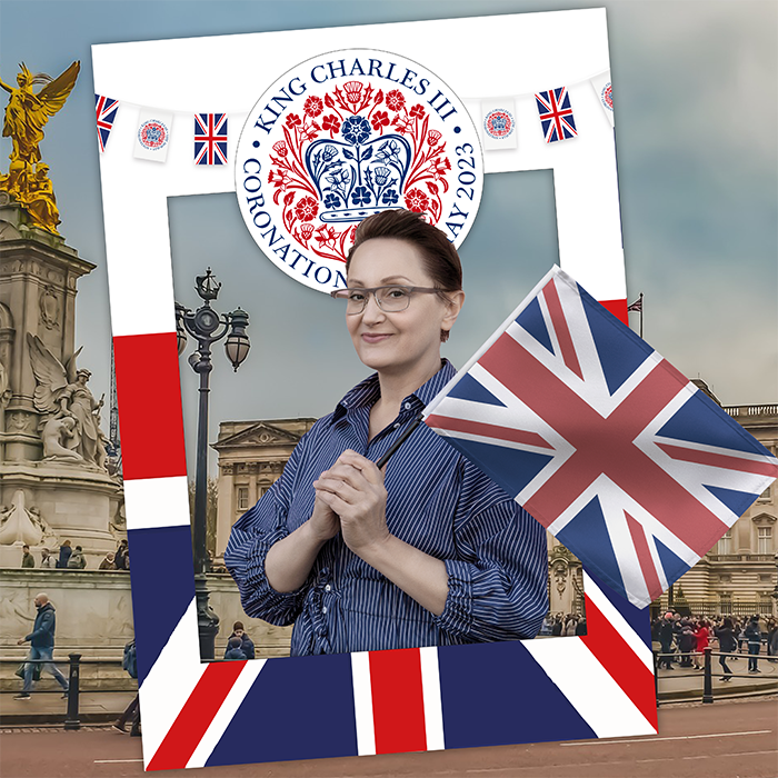 King Charles Coronation Selfie Frames