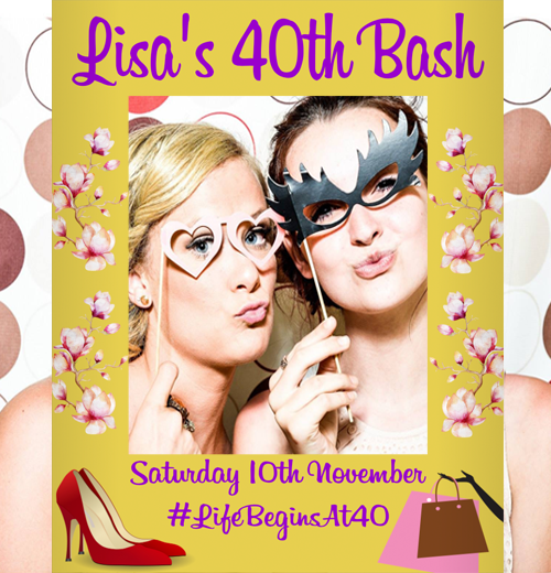Personalised Birthday Selfie Frames