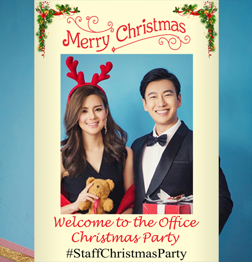Custom Christmas Selfie Frames