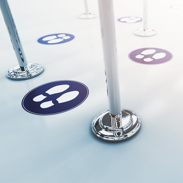 Coronavirus Floor Graphics