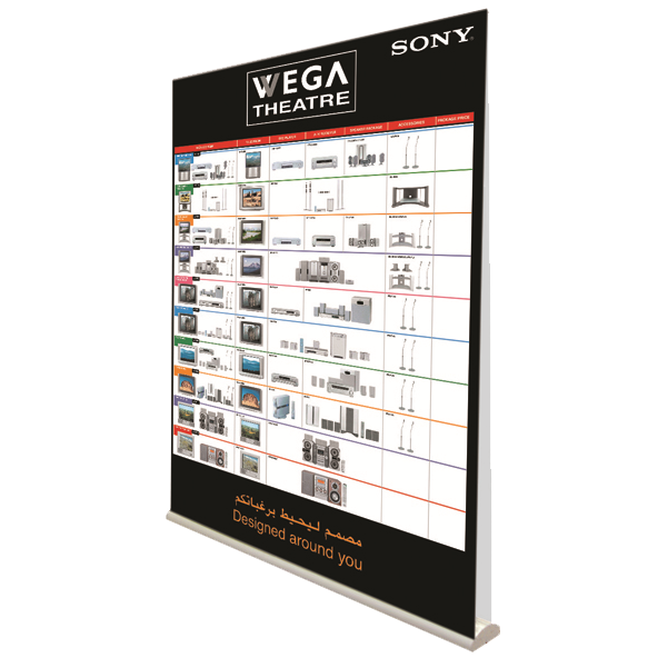 Large Roll-Up Exhibition and Advertising Roller Banner
