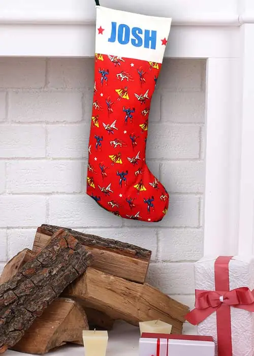 Super Heroes Stocking